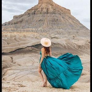 KTR flying dress / one size / teal